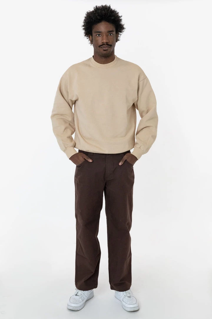 Los Angeles Apparel RDC405 - Coffee Duck Canvas Work Pant Workwear 5 Los Angeles Apparel RDC405 - Coffee Duck Canvas Work Pant Workwear