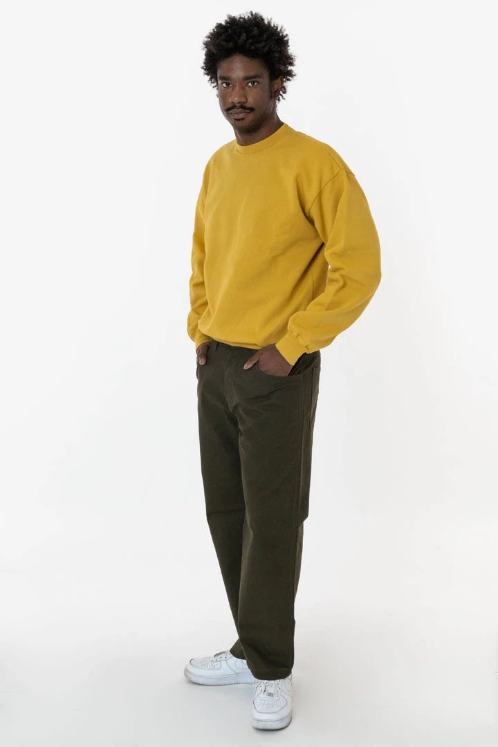 Los Angeles Apparel Workwear RDC405 - Burnt Olive Duck Canvas Work Pant 4 Los Angeles Apparel Workwear RDC405 - Burnt Olive Duck Canvas Work Pant