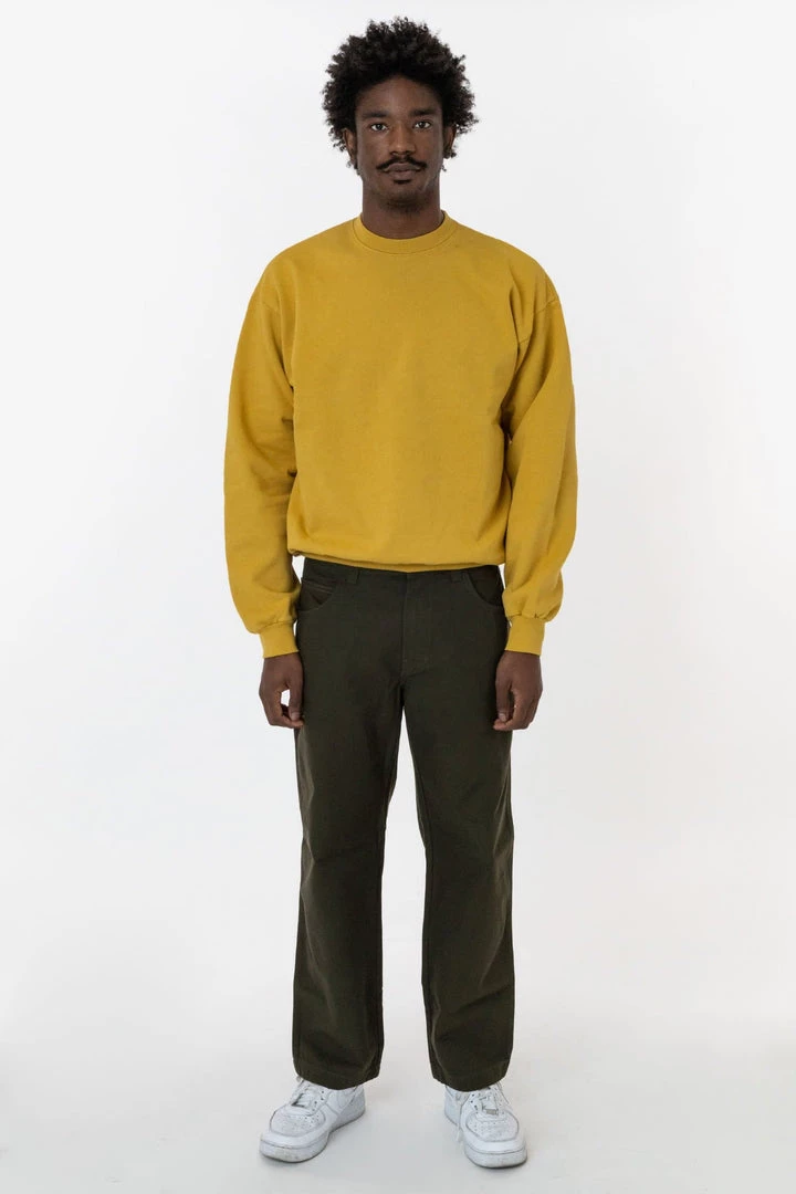 Los Angeles Apparel Workwear RDC405 - Burnt Olive Duck Canvas Work Pant 3 Los Angeles Apparel Workwear RDC405 - Burnt Olive Duck Canvas Work Pant