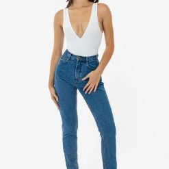 Los Angeles Apparel RDNW701 - High Waisted Tapered Jean Women's 13 Los Angeles Apparel RDNW701 - High Waisted Tapered Jean Women's