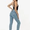Los Angeles Apparel RDNW701 - High Waisted Tapered Jean Women's