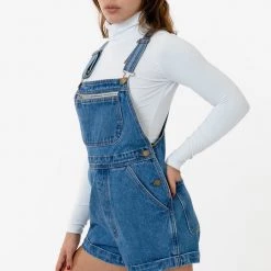 Los Angeles Apparel Women's RDNW714 - Denim Cuffed Short All