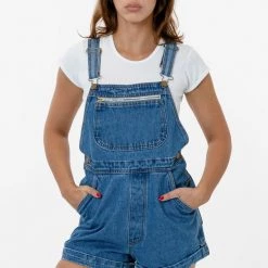 Los Angeles Apparel Women's RDNW714 - Denim Cuffed Short All