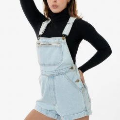 Los Angeles Apparel Women's RDNW714 - Denim Cuffed Short All