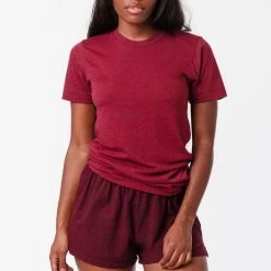 Los Angeles Apparel Women's TR01 Unisex - Tri-Blend Crew Neck T-Shirt