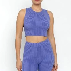Los Angeles Apparel Women's RFK50 - Ultra Heavy Knit Ribbed Crop Top 17 Los Angeles Apparel Women's RFK50 - Ultra Heavy Knit Ribbed Crop Top