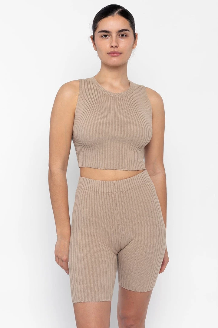 Los Angeles Apparel Women's RFK50 - Ultra Heavy Knit Ribbed Crop Top 9 Los Angeles Apparel Women's RFK50 - Ultra Heavy Knit Ribbed Crop Top