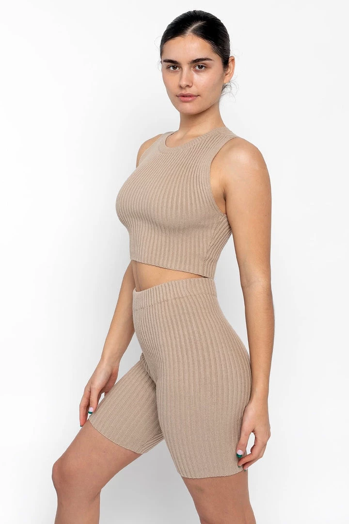 Los Angeles Apparel Women's RFK50 - Ultra Heavy Knit Ribbed Crop Top 11 Los Angeles Apparel Women's RFK50 - Ultra Heavy Knit Ribbed Crop Top