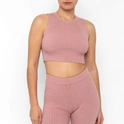 Los Angeles Apparel Women's RFK50 - Ultra Heavy Knit Ribbed Crop Top 24 Los Angeles Apparel Women's RFK50 - Ultra Heavy Knit Ribbed Crop Top