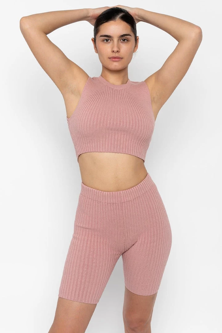 Los Angeles Apparel Women's RFK50 - Ultra Heavy Knit Ribbed Crop Top 13 Los Angeles Apparel Women's RFK50 - Ultra Heavy Knit Ribbed Crop Top