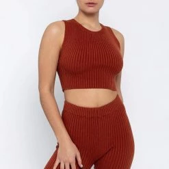 Los Angeles Apparel Women's RFK50 - Ultra Heavy Knit Ribbed Crop Top 26 Los Angeles Apparel Women's RFK50 - Ultra Heavy Knit Ribbed Crop Top