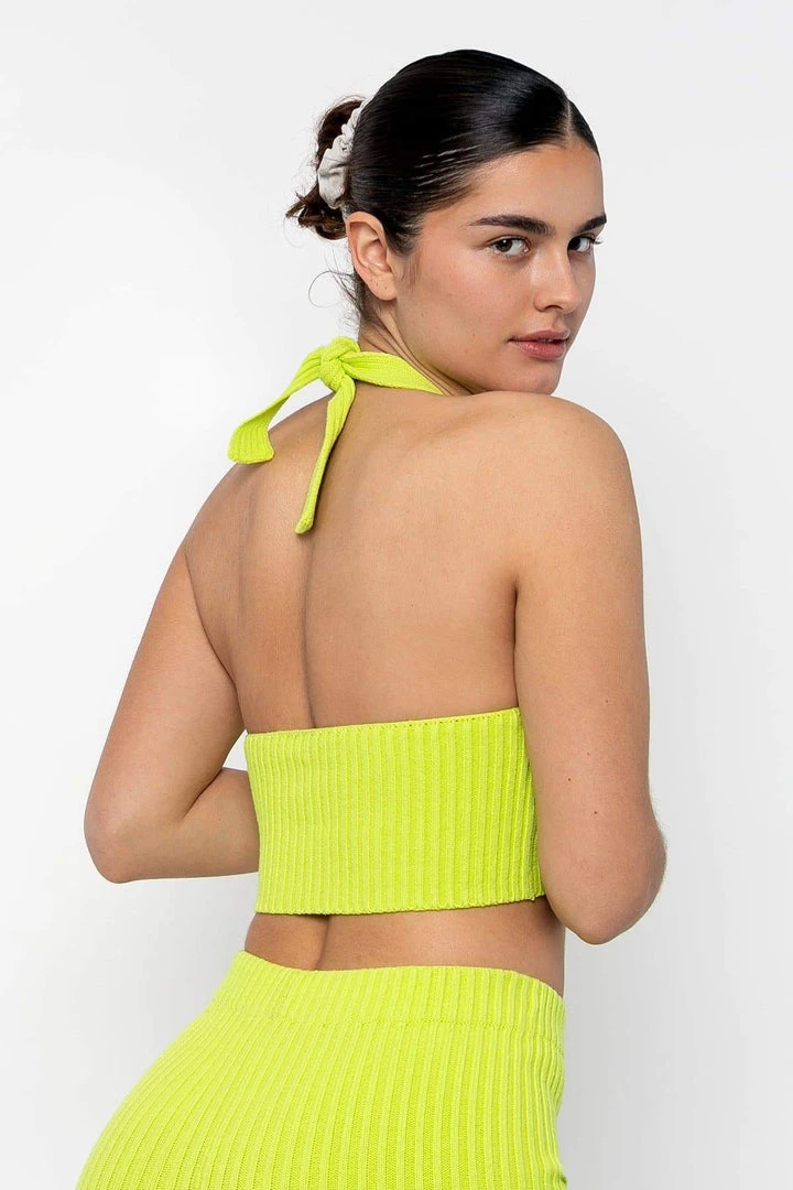 Los Angeles Apparel RFK51 - Ultra Heavy Knit Ribbed Halter Top 10 Los Angeles Apparel RFK51 - Ultra Heavy Knit Ribbed Halter Top