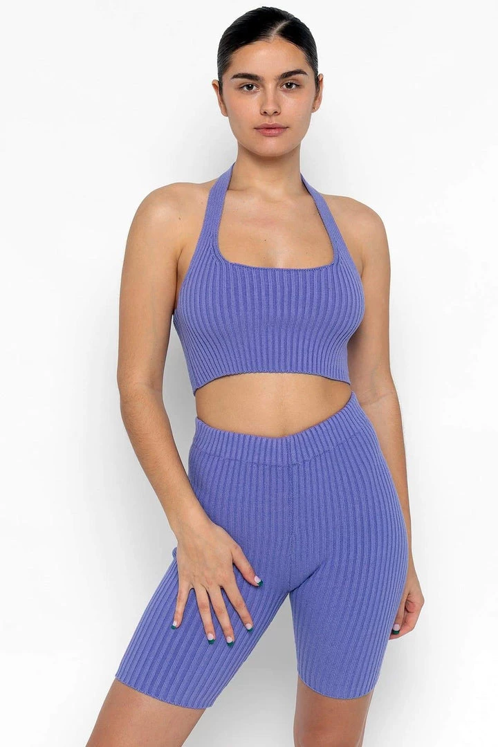 Los Angeles Apparel RFK51 - Ultra Heavy Knit Ribbed Halter Top 6 Los Angeles Apparel RFK51 - Ultra Heavy Knit Ribbed Halter Top