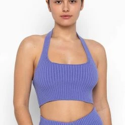 Los Angeles Apparel RFK51 - Ultra Heavy Knit Ribbed Halter Top 27 Los Angeles Apparel RFK51 - Ultra Heavy Knit Ribbed Halter Top