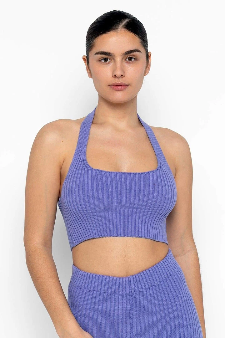 Los Angeles Apparel RFK51 - Ultra Heavy Knit Ribbed Halter Top 15 Los Angeles Apparel RFK51 - Ultra Heavy Knit Ribbed Halter Top