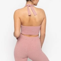 Los Angeles Apparel RFK51 - Ultra Heavy Knit Ribbed Halter Top 26 Los Angeles Apparel RFK51 - Ultra Heavy Knit Ribbed Halter Top