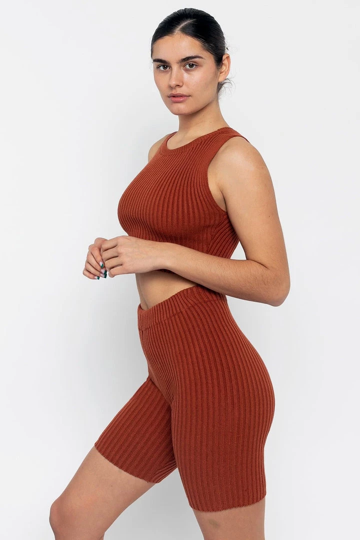 Los Angeles Apparel Women's RFK50 - Ultra Heavy Knit Ribbed Crop Top 15 Los Angeles Apparel Women's RFK50 - Ultra Heavy Knit Ribbed Crop Top