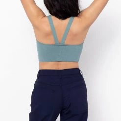 Los Angeles Apparel Women's RFK53 - V Strap Knit Top