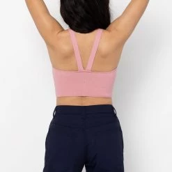 Los Angeles Apparel Women's RFK53 - V Strap Knit Top