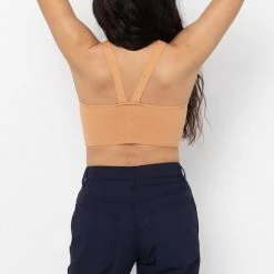 Los Angeles Apparel Women's RFK53 - V Strap Knit Top