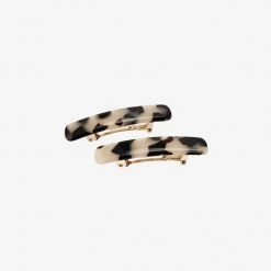Los Angeles Apparel RHAC033 - 2 Mini Rectangle Barrettes