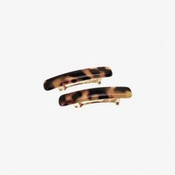 Los Angeles Apparel RHAC033 - 2 Mini Rectangle Barrettes