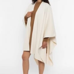 Los Angeles Apparel RHFR399GD - Heavy Cotton Rib Poncho Women's