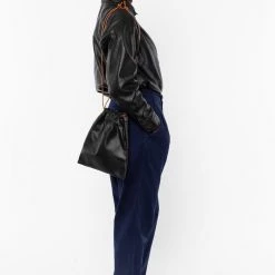 Los Angeles Apparel RLH3027 - Leather Button Up