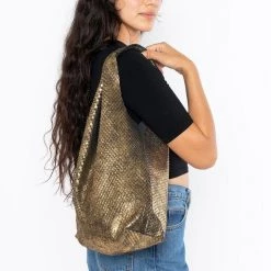 Los Angeles Apparel RLH3405 - Embellished Leather Shopping Bag 17 Los Angeles Apparel RLH3405 - Embellished Leather Shopping Bag