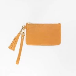 Los Angeles Apparel RLH3407 - The Leather Wristlet Zip Pouch