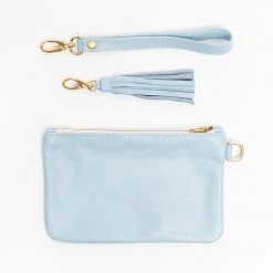 Los Angeles Apparel RLH3407 - The Leather Wristlet Zip Pouch