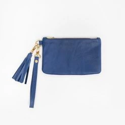 Los Angeles Apparel RLH3407 - The Leather Wristlet Zip Pouch