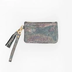 Los Angeles Apparel RLH3407 - The Leather Wristlet Zip Pouch