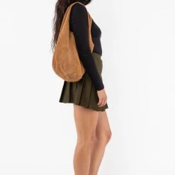 Los Angeles Apparel RLH3409 - Raw Suede Shopping Bag Women's