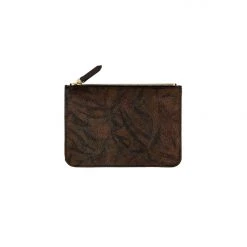 Los Angeles Apparel RLH3411 - Small Leather Zip Pouch