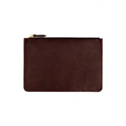 Los Angeles Apparel RLH3412 - Medium Leather Zip Pouch