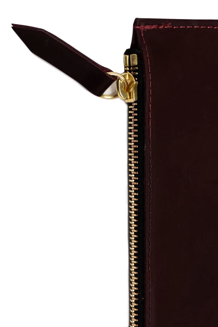 Los Angeles Apparel RLH3412 - Medium Leather Zip Pouch 8 Los Angeles Apparel RLH3412 - Medium Leather Zip Pouch