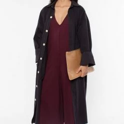 Los Angeles Apparel RLH3413 - Large Leather Zip Pouch Women's