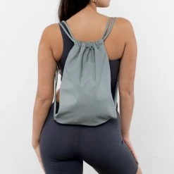 Los Angeles Apparel RLH3414 - Unisex Leather Drawstring Backpack