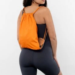 Los Angeles Apparel RLH3414 - Unisex Leather Drawstring Backpack