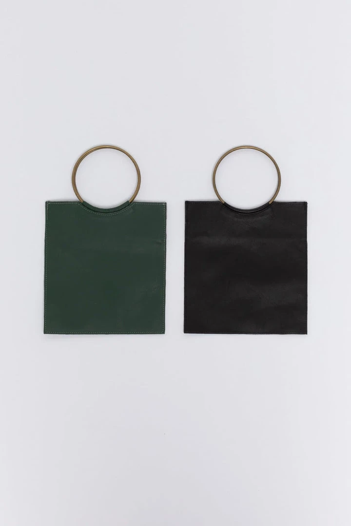 Los Angeles Apparel RLH3420 - Mini O Ring Square Bag Women's 8 Los Angeles Apparel RLH3420 - Mini O Ring Square Bag Women's