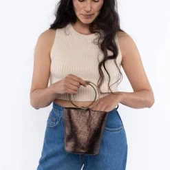 Los Angeles Apparel RLH3422 - Mini O Ring Bucket Bag 24 Los Angeles Apparel RLH3422 - Mini O Ring Bucket Bag
