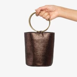 Los Angeles Apparel RLH3422 - Mini O Ring Bucket Bag 17 Los Angeles Apparel RLH3422 - Mini O Ring Bucket Bag