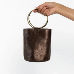 Los Angeles Apparel RLH3422 - Mini O Ring Bucket Bag 23 Los Angeles Apparel RLH3422 - Mini O Ring Bucket Bag