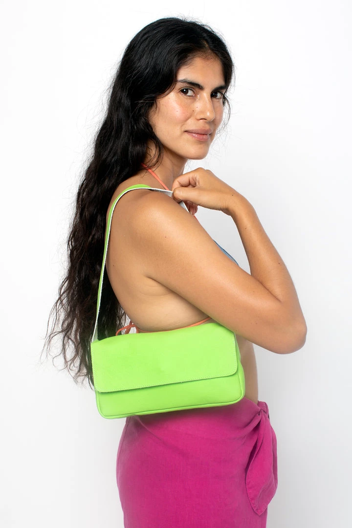 Los Angeles Apparel Women's RLH3431 - Leather Shoulder Bag 18 Los Angeles Apparel Women's RLH3431 - Leather Shoulder Bag