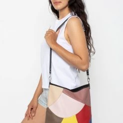 Los Angeles Apparel RLH3450 - Patchwork Crossbody Bag Women's