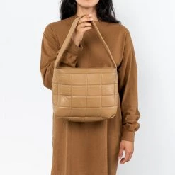 Los Angeles Apparel Women's RLH3452 - The Quilted Lambskin Bag