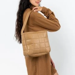 Los Angeles Apparel Women's RLH3452 - The Quilted Lambskin Bag