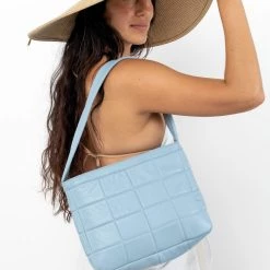 Los Angeles Apparel Women's RLH3452 - The Quilted Lambskin Bag