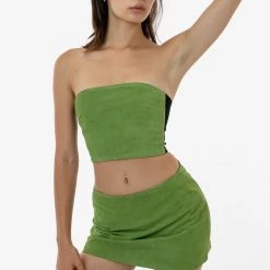 Los Angeles Apparel RLH739 - Suede Micro Mini Skort Women's